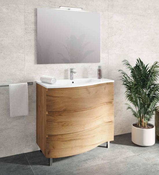 ARREDO BAGNO ECOCIRCLE92T CM 92 FINITURA LEGNO K003 LEGNO K005 K001 K009