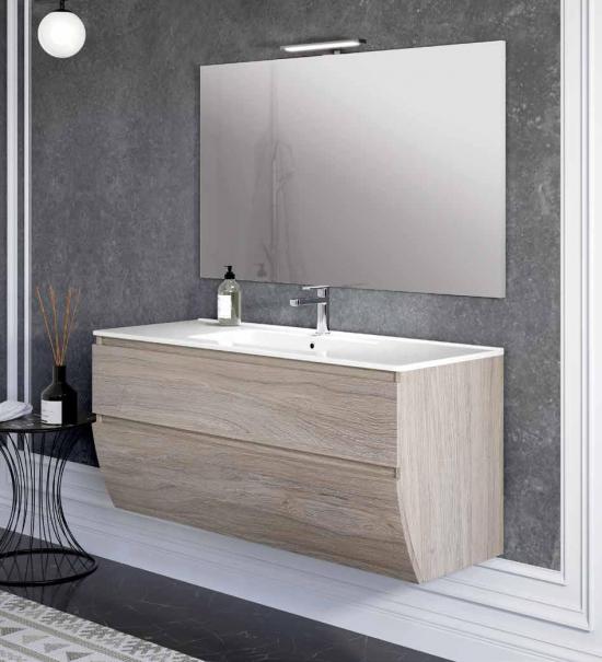 ARREDO BAGNO ECOFLY 121 FINITURA LEGNO K005 LEGNO K003 K001 K009