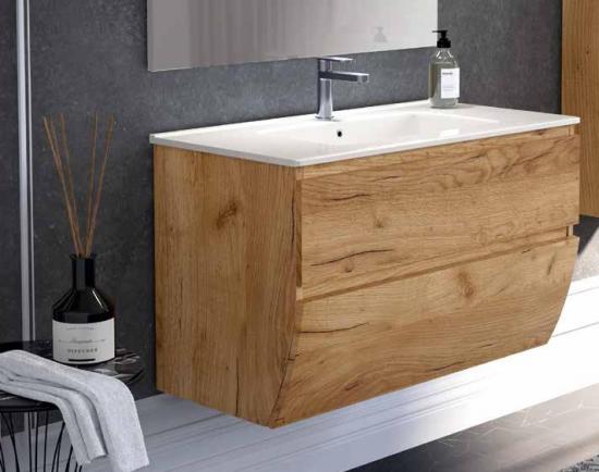 ARREDO BAGNO ECOFLY 91 FINITURA LEGNO K003 LEGNO K005 K001 K009