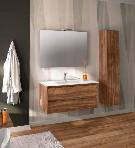 ARREDO BAGNO ECOSLIM 101U+COLONNA 30  LEGNO K009 O LEGNO K001 K003 K005