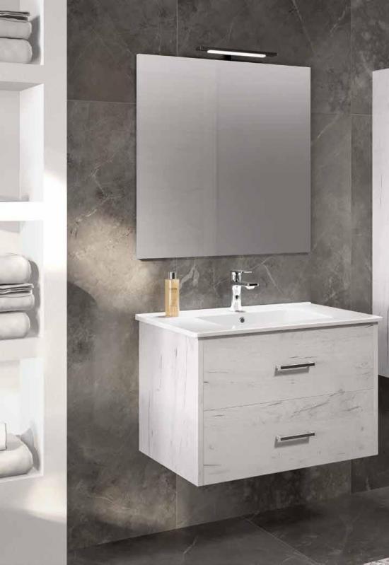 ARREDO BAGNO ECOSLIM 71 FINITURA LEGNO BCO K001 LEGNO K005 K003 K009