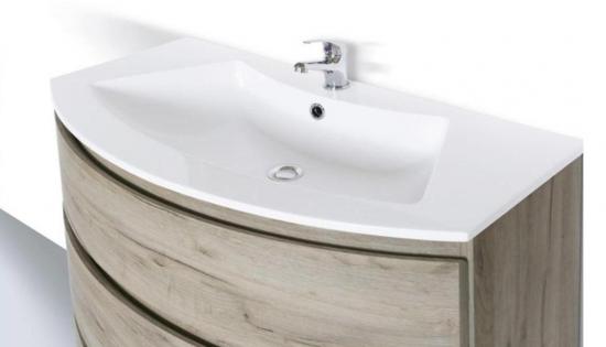 ARREDO BAGNO MOBILE CIRCLE 93 A TERRA GLOBAL TRADE K002 3 CASSETTI E SPECCHIO