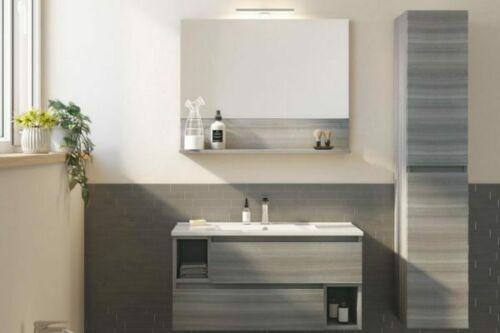 ARREDO BAGNO MOBILE CITY 04 cm.90 +30 COLONNA FINITURA EUCALIPTO GRIGIO