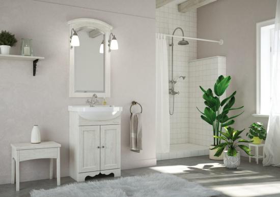 ARREDO BAGNO MOBILE COUNTRY CHIC 01 cm.57 FINITURA DECAPE A SCELTA