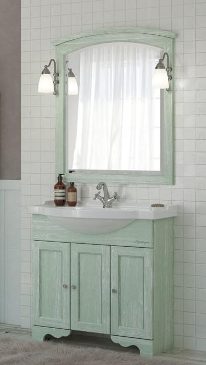 ARREDO BAGNO MOBILE COUNTRY CHIC 03 cm.86 FINITURA DECAPE A SCELTA