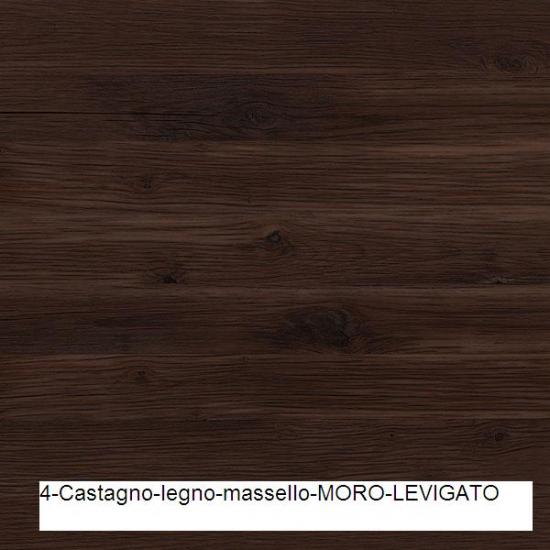 ARREDO BAGNO MOBILE LIFE 08 CASTAGNO VECCHIO cm 212 LEGNO MASSELLO