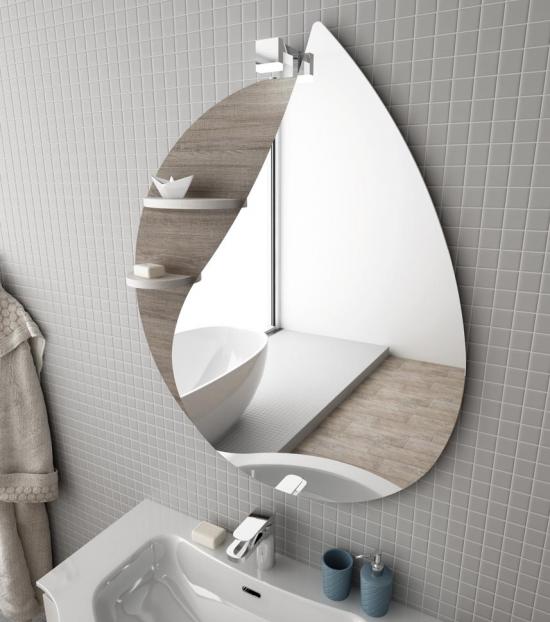 ARREDO BAGNO MOBILE URBAN Comp8 cm.170 DOPPIO LAVABO TRANCHE' ROVERE SCURO E BIANCO