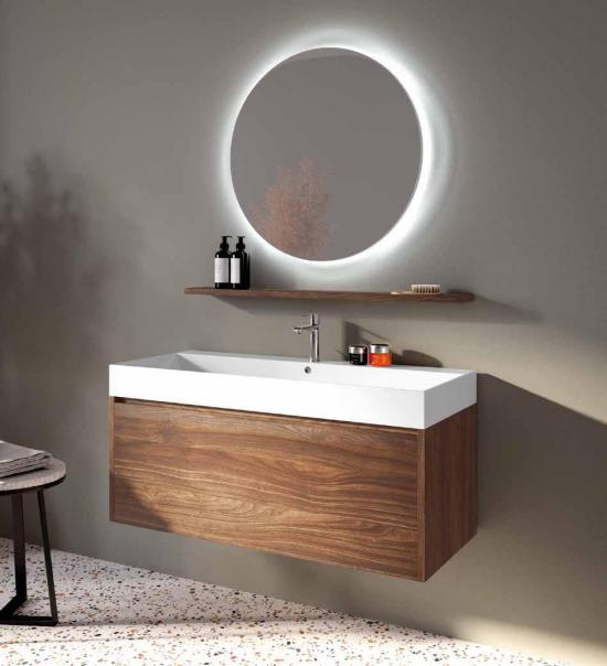ARREDO BAGNO SWING106 CM 106 FINITURA LEGNO K009 LEGNO K005 K001 K003