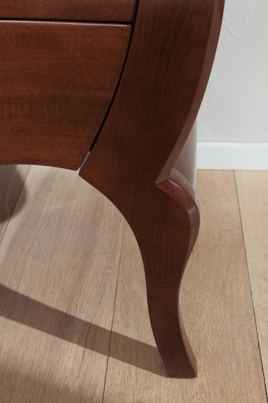 ARREDO BAGNO VINTAGE02 cm.108 FINITURA NOCE TOP MARMO