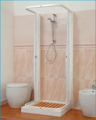 BOX DOCCIA 3 LATI 70X90X70 TELAIO ALLUMINIO BIANCO LAVABILE IN LAVATRICE