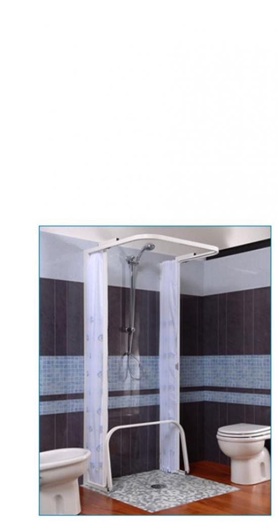 BOX DOCCIA 3 LATI 90X90X90 RIBALTINA TELAIO ALLUMINIO B.CO LAVABILE IN LAVATRICE