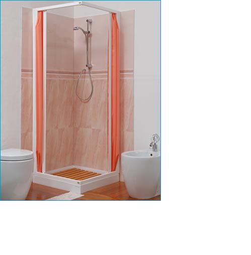 BOX DOCCIA RETTANGOLARE 70X90 DOPPIA PORTA TELAIO ALLUMINIO BIANCO LAVABILE IN LAVATRICE
