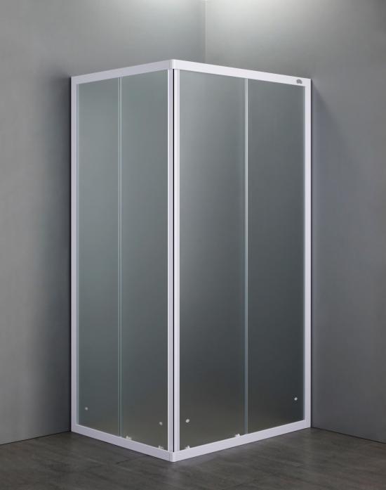 BOX DOCCIA RETTANGOLARE NEVADA 70X100 BIANCO CRISTALLO SATINATO OPACO SP.4MM