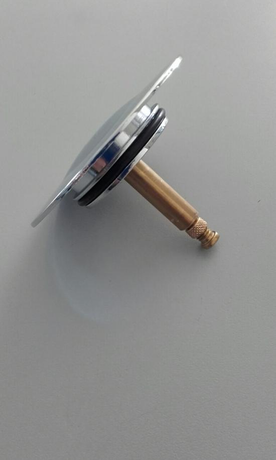 COLONNA SCARICO VASCA AUTOMATICA CON MANIGLIA E TAPPO CROMO IN PVC EXTENSA