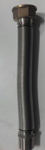 FLESSIBILE IN ACCIAIO ALLACCIO CONTATORE GAS DIAMETRO 3/4 M X 1 F CM.20-40
