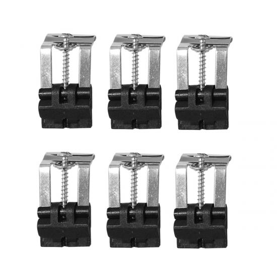 GANCI PER FISSAGGIO LAVELLO INOX CUCINA KIT 6 PEZZI