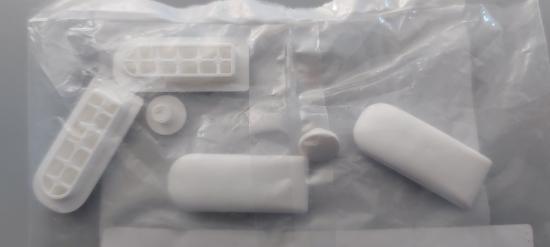 KIT COMPLETO PARACOLPI PER SEDILE WC HATRIA SERIE FUSION Q DAYTIME