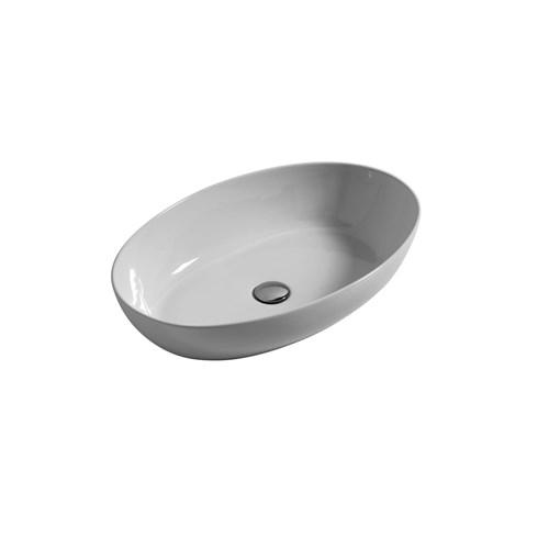 LAVABO DA APPOGGIO CM 62X42 H14 TREJA CERAMICA BIANCO