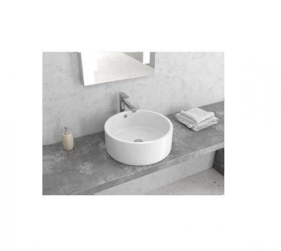 LAVABO DA APPOGGIO LT3070 CM.42,5 H.16,5 CERAMICA BIANCO