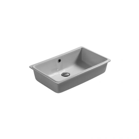 LAVABO INCASSO SOTTOPIANO ADIGE CM.55 X 34,5 CERAMICA BIANCO