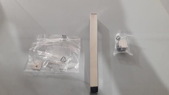 MANIGLIA CROMATA SPEEDY INTERASSE VITI MM160 PER BOX DOCCIA IN CRISTALLO SP.6MM