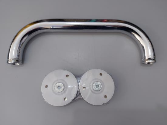 MANIGLIONE DI SICUREZZA CM.30 AUSILI DISABILI ACCIAIO CROMATO ECO