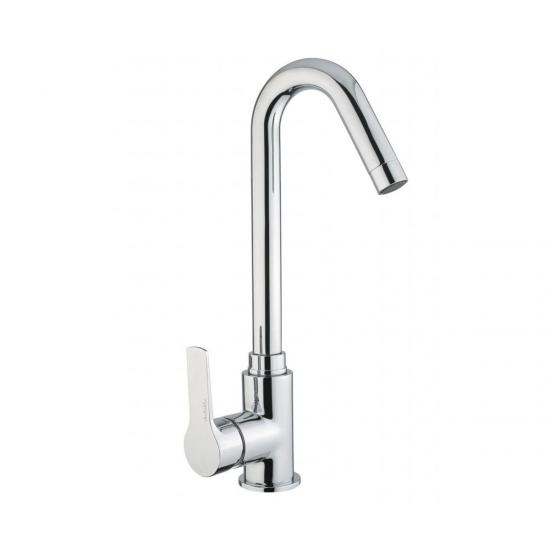 MISCELATORE LAVABO ALTO KHUGA K41 CROMATO CARTUCCIA PROGRESSIVA MADE IN ITALY