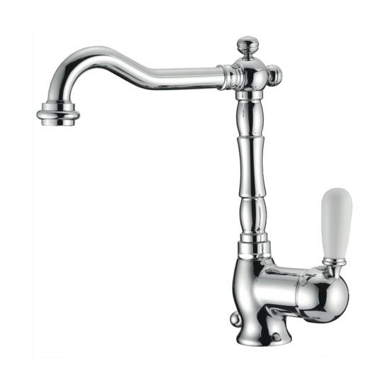 MISCELATORE LAVABO IMPERIAL OLD CROMATO CON SCARICO AUTOMATICO 11/4 MADE IN ITALY
