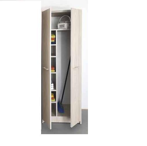 MOBILE COLONNA PORTASCOPE CON RIPIANI 2 ANTE 60X50X183 LIGNUM