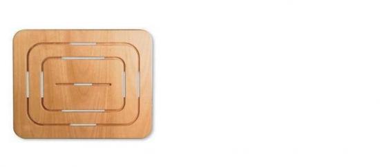 PEDANA DOCCIA RETTANGOLARE CM.54X69 LEGNO MULTISTRATO MARINO