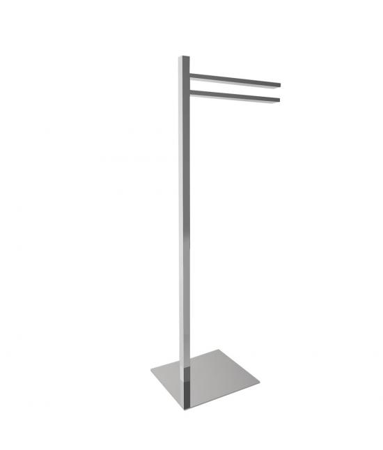 PIANTANA PT01 PORTASALVIETTE LAVABO SMALL QUADRA CROMO MADE IN ITALY