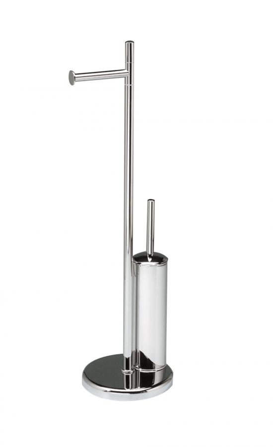 PIANTANA WC JOL112 JOLLY CROMO PORTAROTOLO SCOPINO MADE IN ITALY