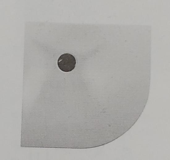 PIATTO DOCCIA ACRILICO RINFORZATO BIANCO SEMICIRCOLARE 100X100 H.3 CON SIFONE RIBASSATO MADE IN ITALY
