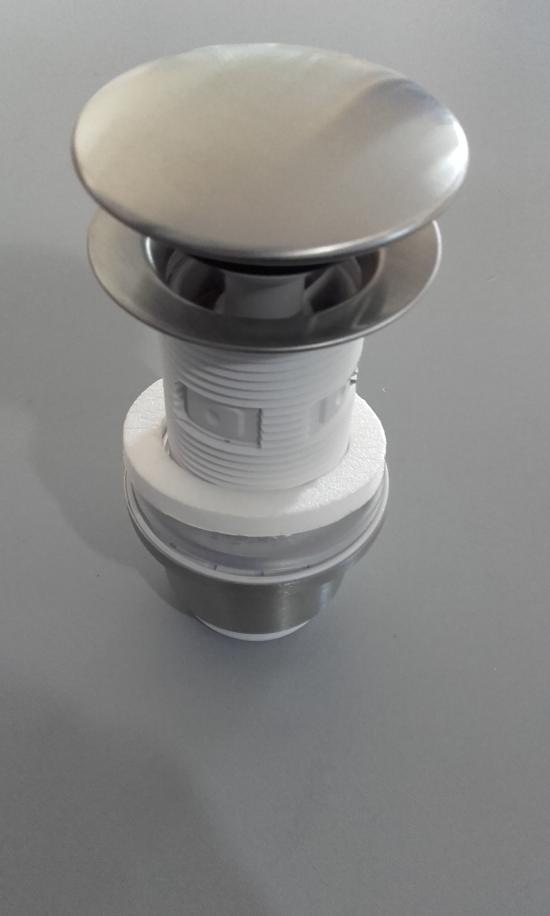 SCARICO AUTOMATICO CLICK-CLACK 11/4 FINITURA ACCIAIO SATINATO AISI 316L