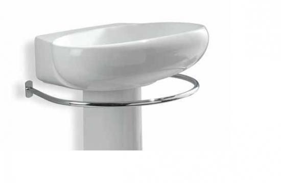 <p>PORTASCIUGAMANI PER LAVABO ACCIAIO INOX CROMATO CM.L.60 X P.49 GARANZIA 5 ANNI</p>