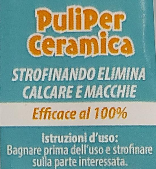 PULITORE PER CERAMICA ELIMINA CALCARE E MACCHIE