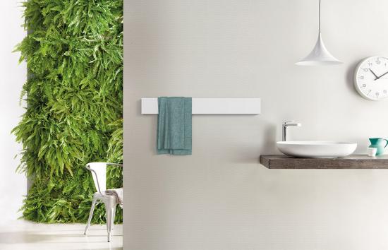 SCALDASALVIETTE ELETTRICO TOWEL BAR 120 ALLUMINIO BIANCO SABLE'