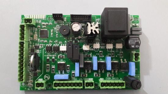 SCHEDA MADRE ELETTRONICA CENTRALINA DI CONTROLLO SERIE I023_6 PER STUFA O TERMOSTUFA A PELLET