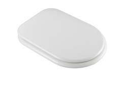 SEDILE COPRIWATER PER SERIE SINTESI CESAME BIANCO CERNIERE CROMATE