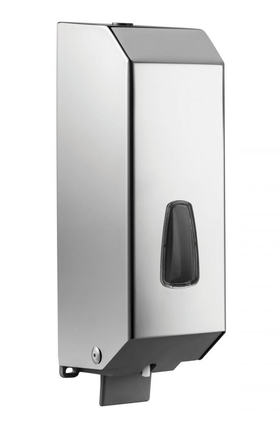 SET 4 PEZZI DISTRIBUTORI INOX ASCIUGAMANI-SAPONE-SACCHETTI E CARTA IGIENICA