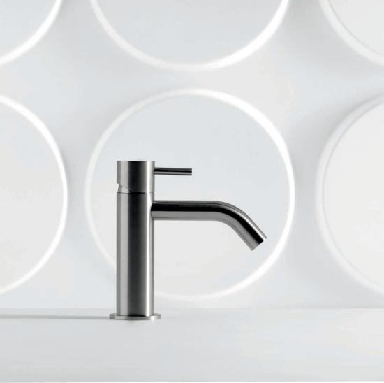 SET COMPLETO MISCELATORI LAVABO E BIDET ACCIAIO INOX MADE IN ITALY