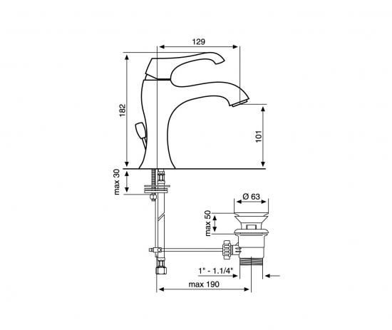 SET COMPLETO MISCELATORI LAVABO E BIDET ARES CROMATO MADE IN ITALY