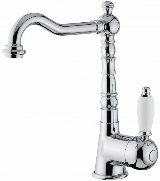 SET COMPLETO MISCELATORI LAVABO E BIDET LAGUNA OLD  CROMATO MADE IN ITALY