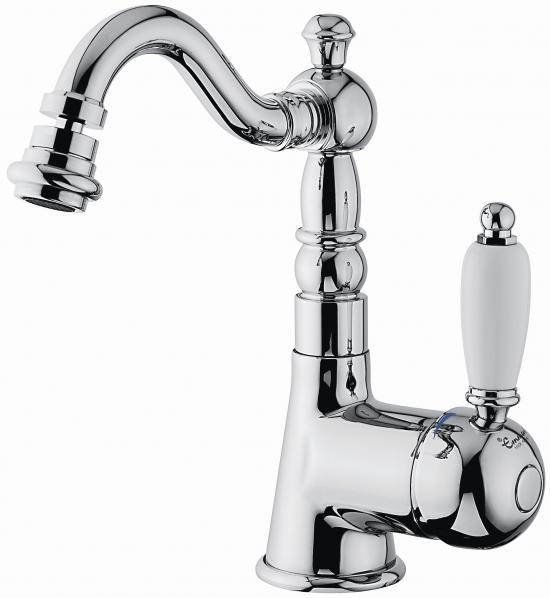 SET COMPLETO MISCELATORI LAVABO E BIDET LAGUNA OLD  CROMATO MADE IN ITALY