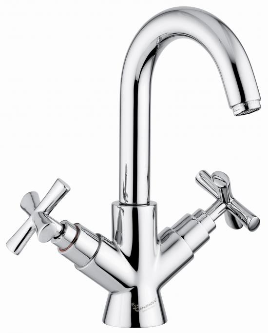 SET COMPLETO RUBINETTI MONOFORO LAVABO E BIDET SPIRIT NEW CROMATO CAMPIONARIO