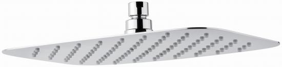 SOFFIONE DOCCIA C06678 RETTANGOLARE 30X20 ACCIAIO INOX ULTRASOTTILE ANTICALCARE MADE IN ITALY