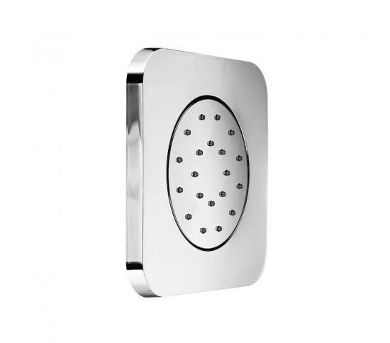 SOFFIONE DOCCIA LATERALE AD INCASSO A PARETE E044091 EMOTION SPRAY BODYJET KIKY MM 125X125 ORIENTABILE ABS CROMATO MADE IN ITALY