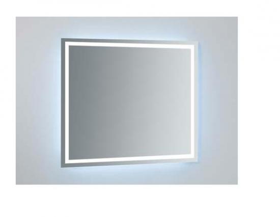 SPECCHIO RETROILLUMINATO A LED BANDA SABBIATA 78W CM.100 H.70 MADE ITALY