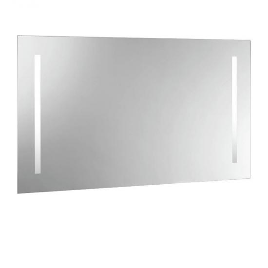 SPECCHIO RETROILLUMINATO A LED DUE BANDE LATERALI  CM.100 X H.50 MADE ITALY