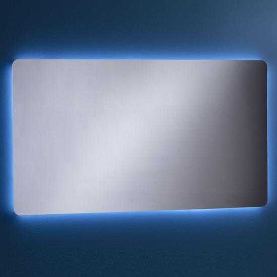 SPECCHIO TRENTO CON ILLUMINAZIONE A LED PERIMETRALE  CM.100 X H.70 MADE ITALY